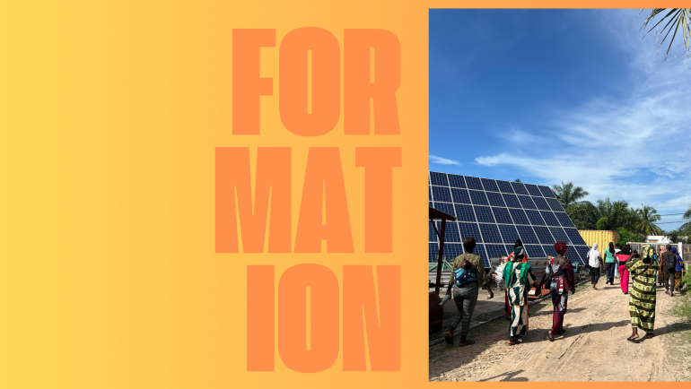 Formation solaire pour 18 femmes issues de GIE potagers